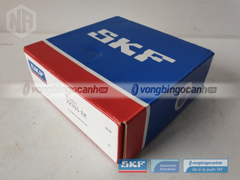 Vòng bi SKF 22315 EK chính hãng, phân phối bởi Vòng bi Ngọc Anh - Đại lý uỷ quyền SKF.