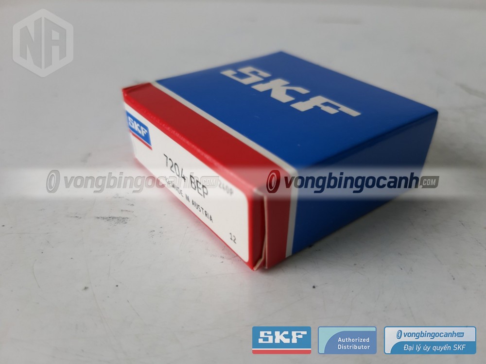 Vòng bi SKF 7204 chính hãng, phân phối bởi Vòng bi Ngọc Anh - Đại lý uỷ quyền SKF.
