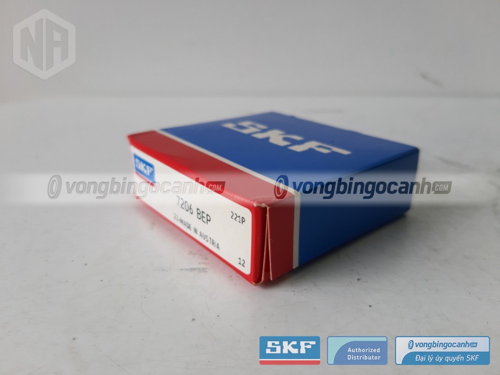 Vòng bi SKF 7206 chính hãng, phân phối bởi Vòng bi Ngọc Anh - Đại lý uỷ quyền SKF.