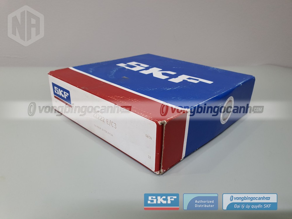 Vòng bi SKF 22222 E/C3 chính hãng, phân phối bởi Vòng bi Ngọc Anh - Đại lý uỷ quyền SKF.