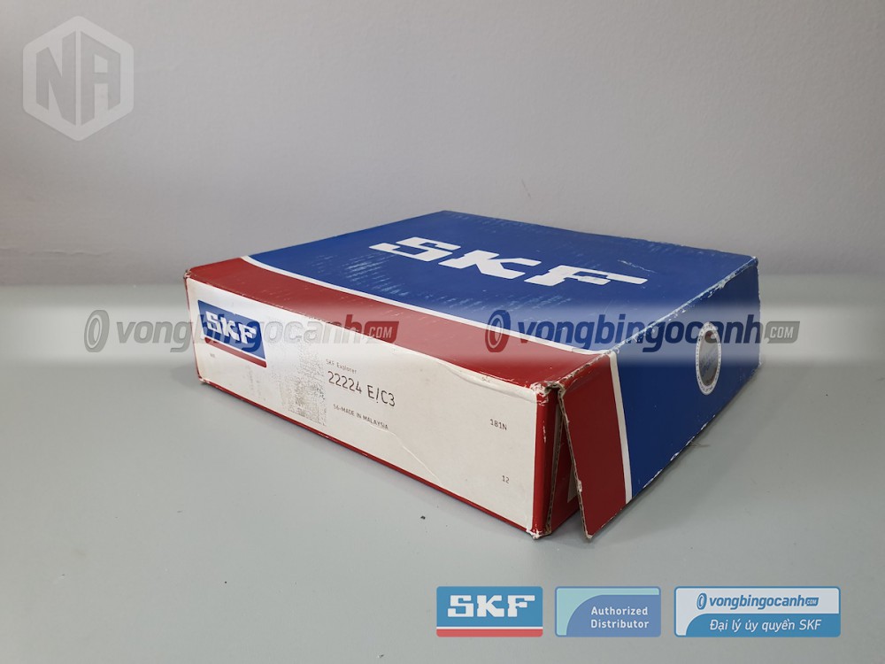 Vòng bi SKF 22224 E/C3 chính hãng, phân phối bởi Vòng bi Ngọc Anh - Đại lý uỷ quyền SKF.