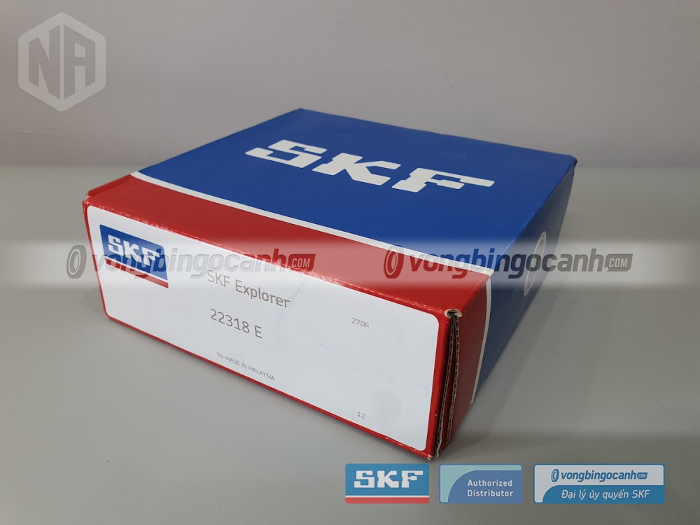 Vòng bi SKF 22318 E chính hãng, phân phối bởi Vòng bi Ngọc Anh - Đại lý uỷ quyền SKF.