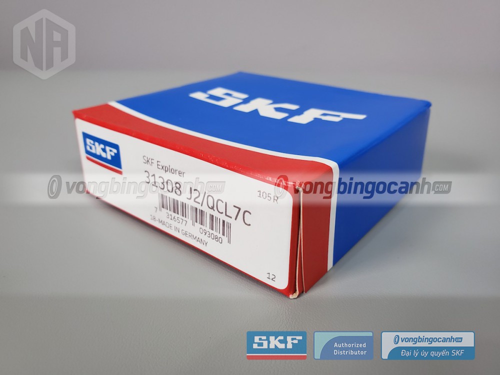 Vòng bi SKF 31308 chính hãng, phân phối bởi Vòng bi Ngọc Anh - Đại lý uỷ quyền SKF.