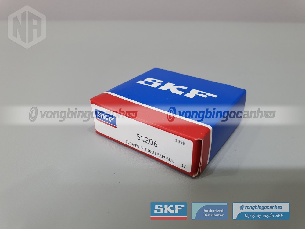 Vòng bi SKF 51206 chính hãng, phân phối bởi Vòng bi Ngọc Anh - Đại lý uỷ quyền SKF.