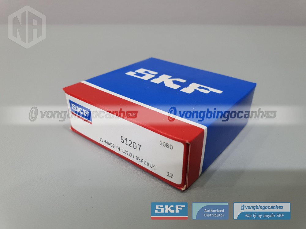 Vòng bi SKF 51207 chính hãng, phân phối bởi Vòng bi Ngọc Anh - Đại lý uỷ quyền SKF.