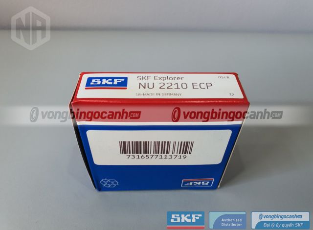 Vòng bi NU 2210 ECP chính hãng SKF